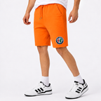 Alfa Romeo fleece shorts Orange front logo near left hem