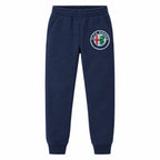 Alfa Romeo youth jogger sweatpants in Navy Blue, Youth Large ages 10–12