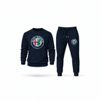Men's Alfa Romeo Sweatshirt Joggers Set | Color: Navy | Main