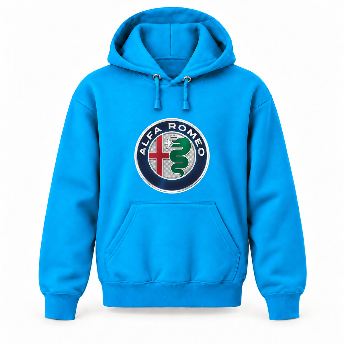 Alfa Romeo - Youth Large Hoodie (Ages 10–12) | Color: Turquoise