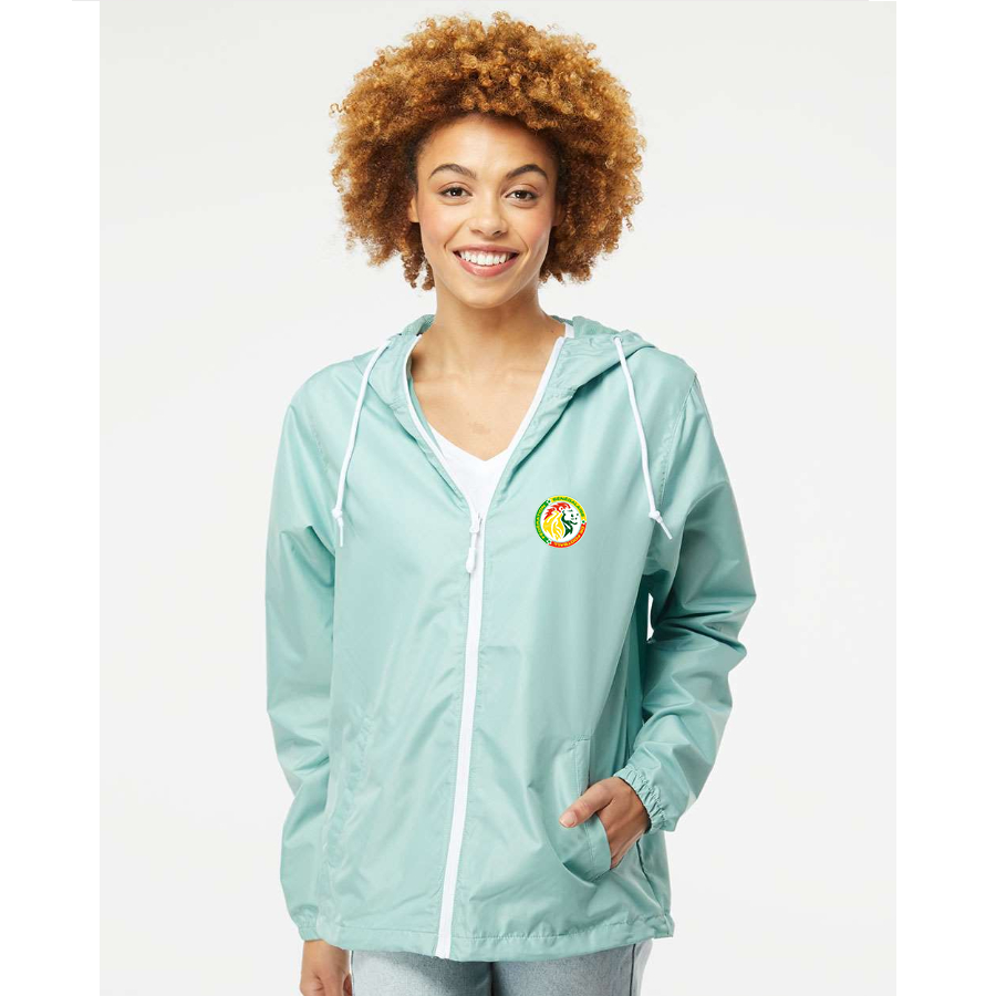 Men’s  Senegal National Soccer Team copy  - Independent Trading Co. - Lightweight Windbreaker Full-Zip Jacket - EXP54LWZ