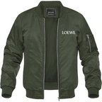 Men's Loewe Lightweight Bomber Jacket Windbreaker Softshell Varsity Jacket Coat