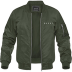 Men's Marni Lightweight Bomber Jacket Windbreaker Softshell Varsity Jacket Coat