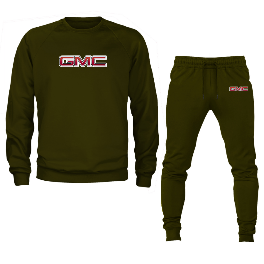 Men’s GMC Car Crewneck Sweatshirt Joggers Suit