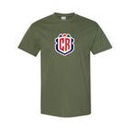 Youth Kids Costa Rica National Soccer Team Cotton T-Shirt