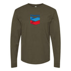 Men's Chevron Gas Station  Long Sleeve T-Shirt