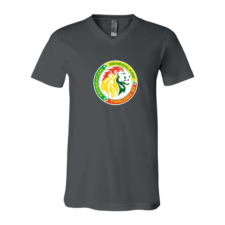 Men’s  Senegal National Soccer Team copy - BELLA + CANVAS - Jersey V-Neck Tee - 3005
