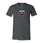 Men’s D.C. United FC - BELLA + CANVAS - Jersey V-Neck Tee - 3005