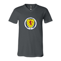 Men’s Scotland National Soccer Team - BELLA + CANVAS - Jersey V-Neck Tee - 3005