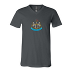 Men’s Newcastle United FC - BELLA + CANVAS - Jersey V-Neck Tee - 3005