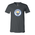 Men’s  Manchester City Soccer - BELLA + CANVAS - Jersey V-Neck Tee - 3005