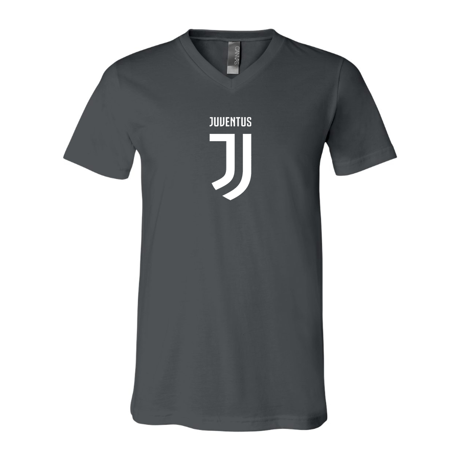 Men’s Juventus Soccer  - BELLA + CANVAS - Jersey V-Neck Tee - 3005