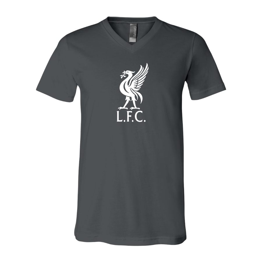 Men’s  Liverpool L.F.C Soccer  - BELLA + CANVAS - Jersey V-Neck Tee - 3005