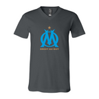 Men’s Olympique de Marseille FC - BELLA + CANVAS - Jersey V-Neck Tee - 3005