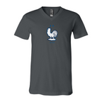 Men’s France National Soccer Team - BELLA + CANVAS - Jersey V-Neck Tee - 3005