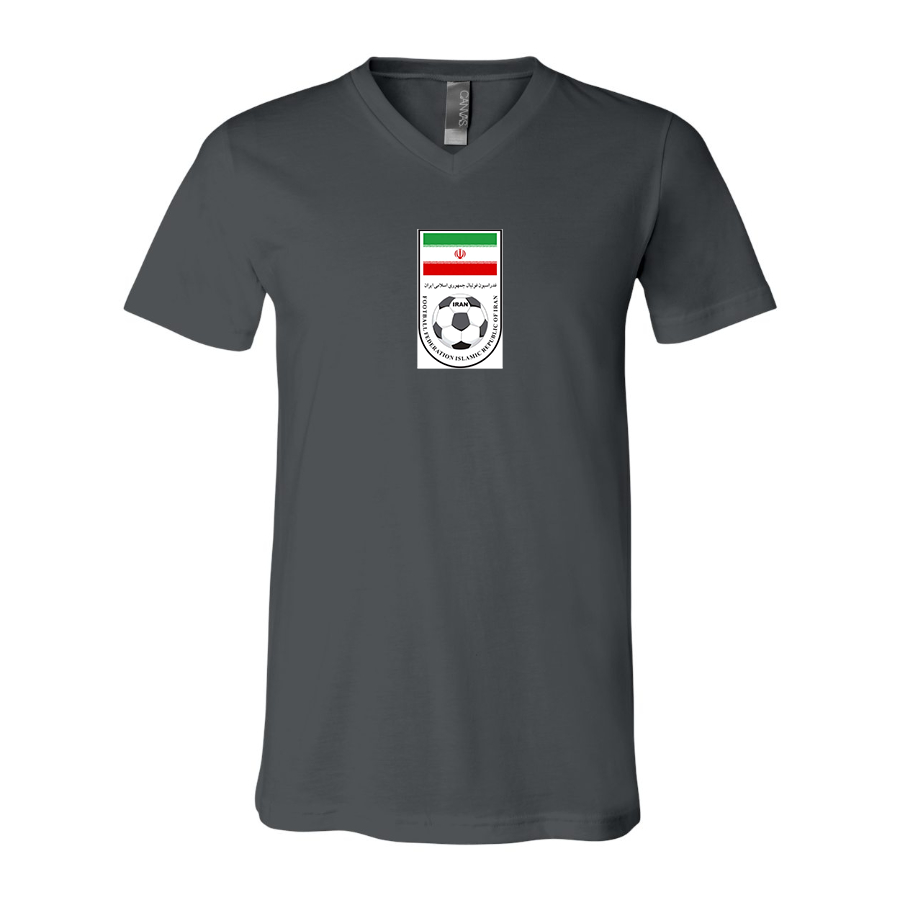 Men’s Iran National Soccer Team - BELLA + CANVAS - Jersey V-Neck Tee - 3005