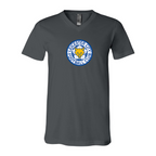 Men’s Leicester City FC - BELLA + CANVAS - Jersey V-Neck Tee - 3005