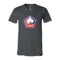 Men’s  Lille Olympique FC - BELLA + CANVAS - Jersey V-Neck Tee - 3005