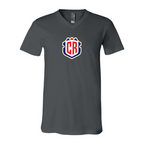 Men’s Costa Rica National Soccer Team - BELLA + CANVAS - Jersey V-Neck Tee - 3005