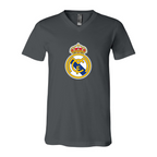 Men’s Real Madrid Soccer  - BELLA + CANVAS - Jersey V-Neck Tee - 3005