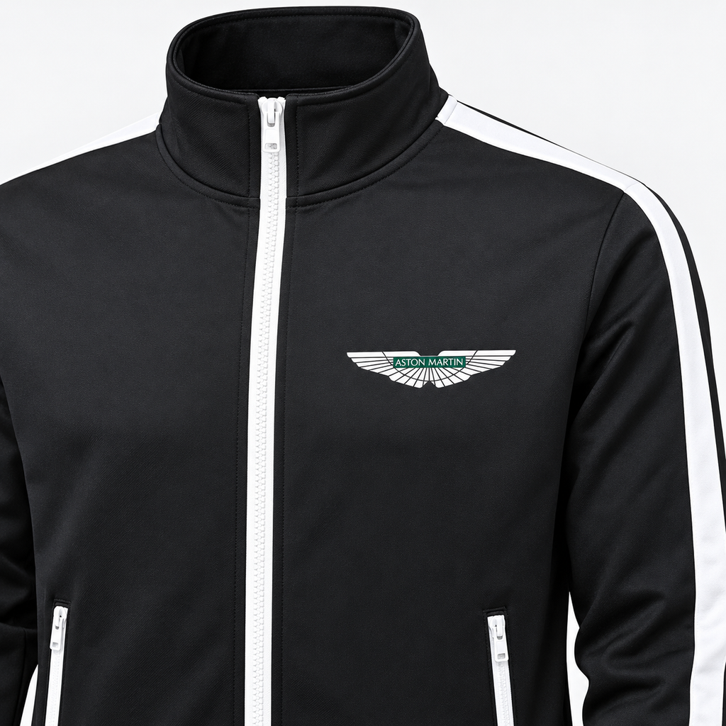Men's Aston Martin Motorsports Car Dri-Fit TrackSuit | Color: Black | Image 3