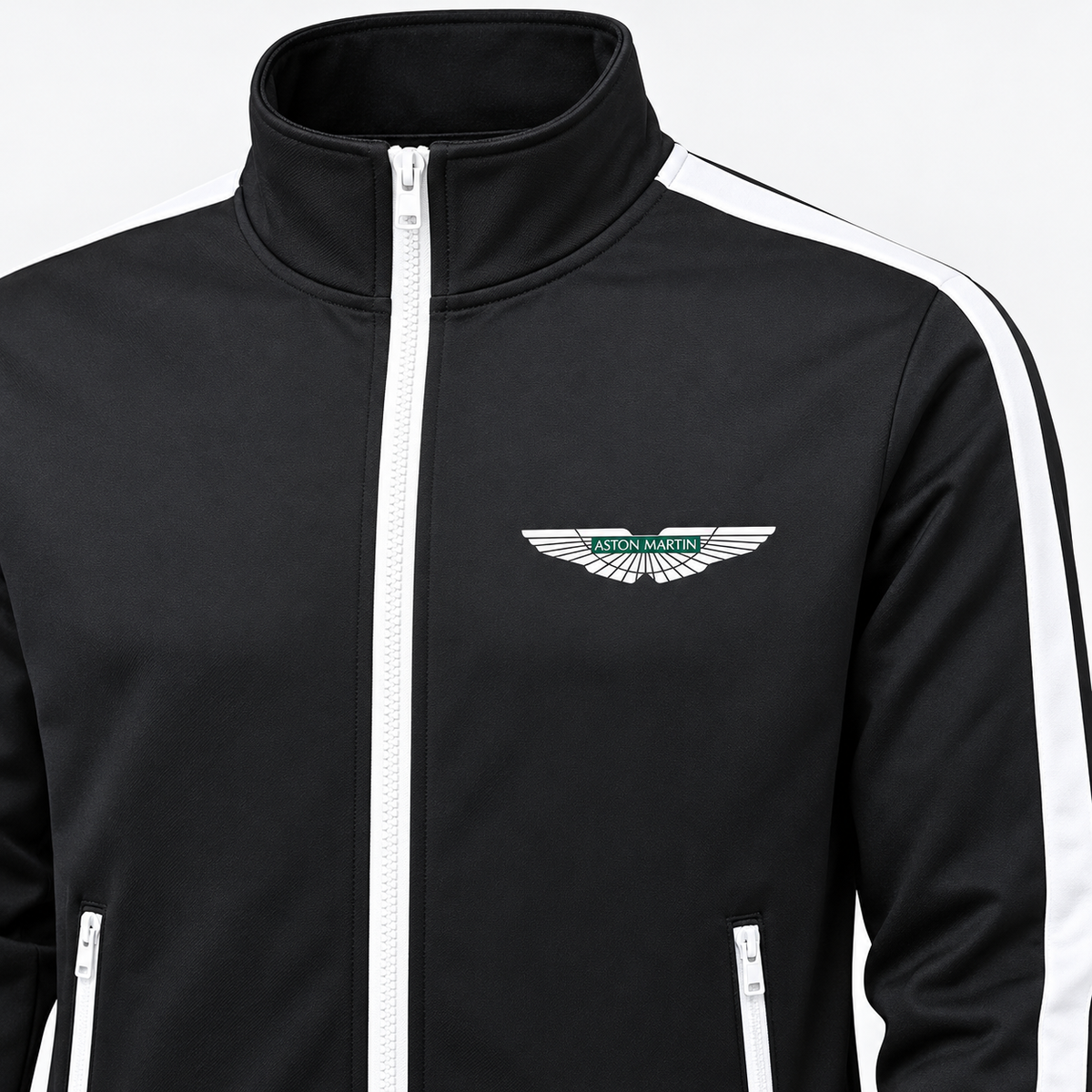 Men's Aston Martin Motorsports Car Dri-Fit TrackSuit | Color: Black | Image 3