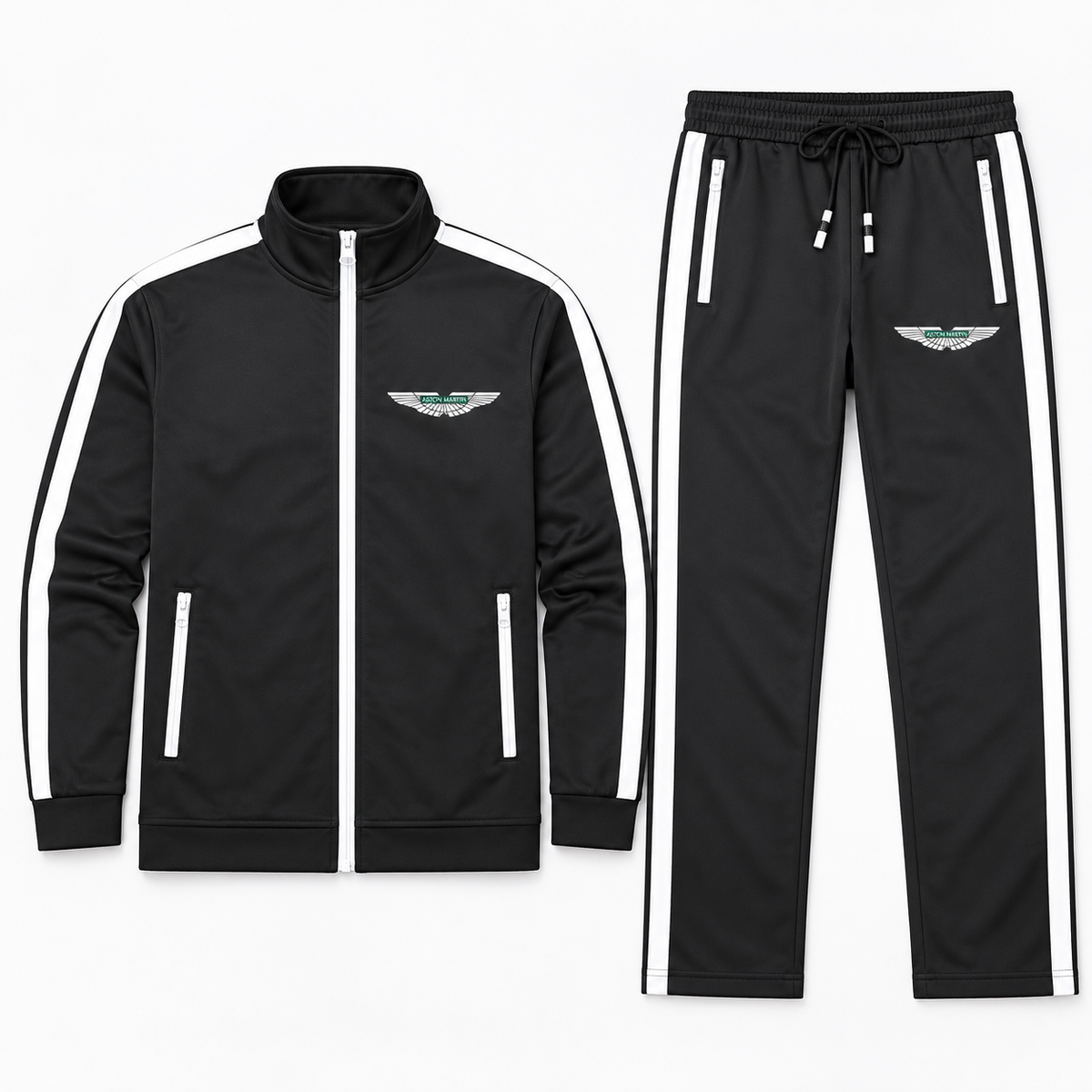 Men's Aston Martin Motorsports Car Dri-Fit TrackSuit | Color: Black | Image 5