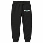 Aston Martin youth jogger sweatpants in Black, Youth Large ages 10–12