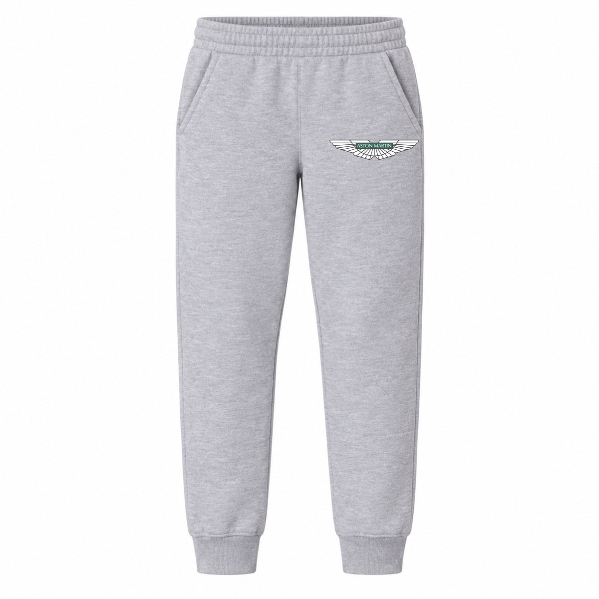 Aston Martin youth jogger sweatpants in Grey, Youth Large ages 10–12