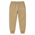 Aston Martin youth jogger sweatpants in Khaki, Youth Large ages 10–12