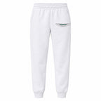 Aston Martin youth jogger sweatpants in White, Youth Large ages 10–12