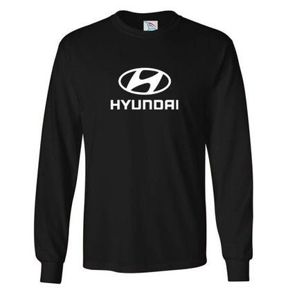 Youth Kids Hyundai Car Long Sleeve T-Shirt