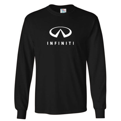 Youth Kids Infiniti Luxury Car Long Sleeve T-Shirt