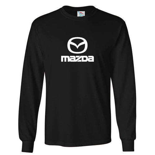Men’s Mazda Car Cotton Long Sleeve T-Shirt