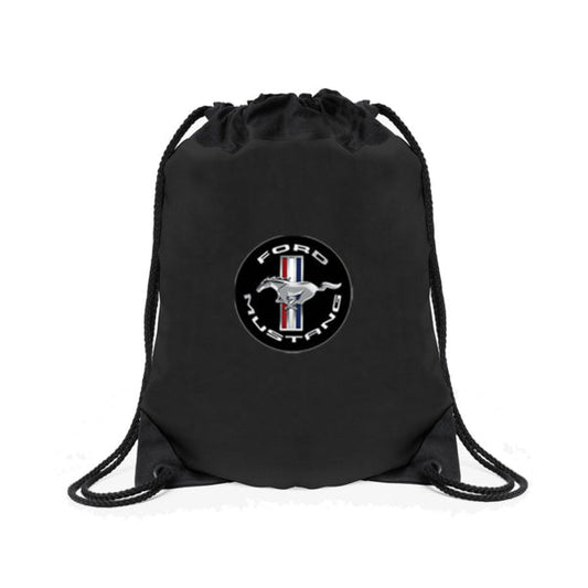 Ford Mustang Motorsport Car Drawstring Bag