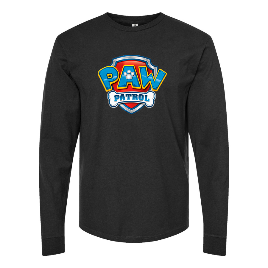 Youth Kids Paw Patrol Cartoon Long Sleeve T-Shirt