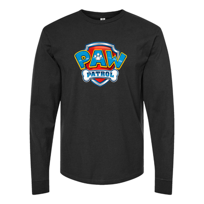 Youth Kids Paw Patrol Cartoon Long Sleeve T-Shirt