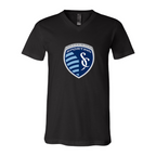 Men’s Sporting Kansas City FC - BELLA + CANVAS - Jersey V-Neck Tee - 3005