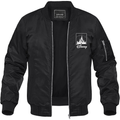 Men's Walt Disney Cartoon  Lightweight Bomber Jacket Windbreaker Softshell Varsity Jacket Coat