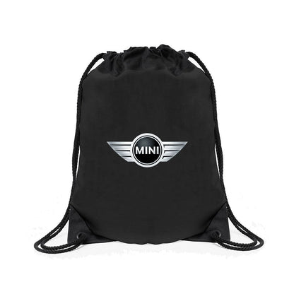 Mini Cooper Car Drawstring Bag