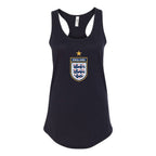 Women's England National Soccer Team  Racerback Tank Top