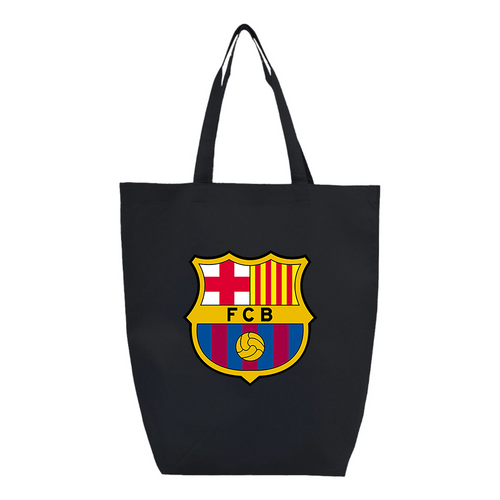 F.C. Barcelona Soccer - Q-Tees - Non-Woven Gusset Bottom Tote - Q1251