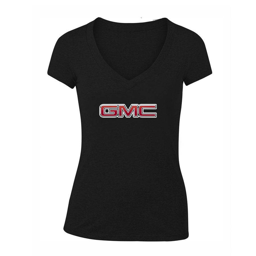 Women's GMC Car V-Neck T-Shirt