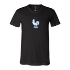Men’s France National Soccer Team - BELLA + CANVAS - Jersey V-Neck Tee - 3005