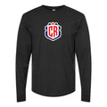 Youth Kids Costa Rica National Soccer Team Long Sleeve T-Shirt