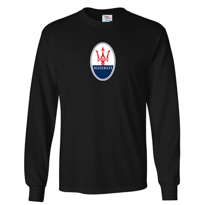 Men’s Maserati Car Long Sleeve T-Shirt