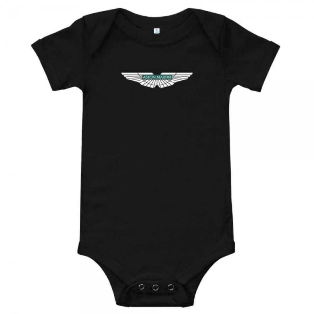 Aston Martin Motorsports Car Baby Romper Onesie