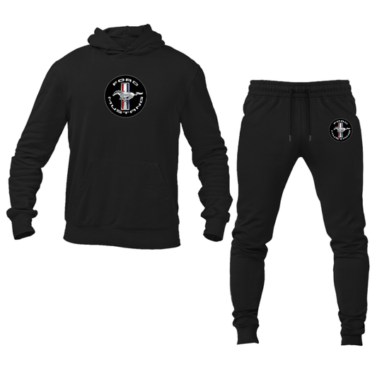 Men’s Ford Mustang Motorsport Car Hoodie Joggers Set