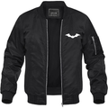 Men's New Batman DC Universe Superhero  Lightweight Bomber Jacket Windbreaker Softshell Varsity Jacket Coat