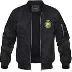 Men's Al Nassr FC Lightweight Bomber Jacket Windbreaker Softshell Varsity Jacket Coat